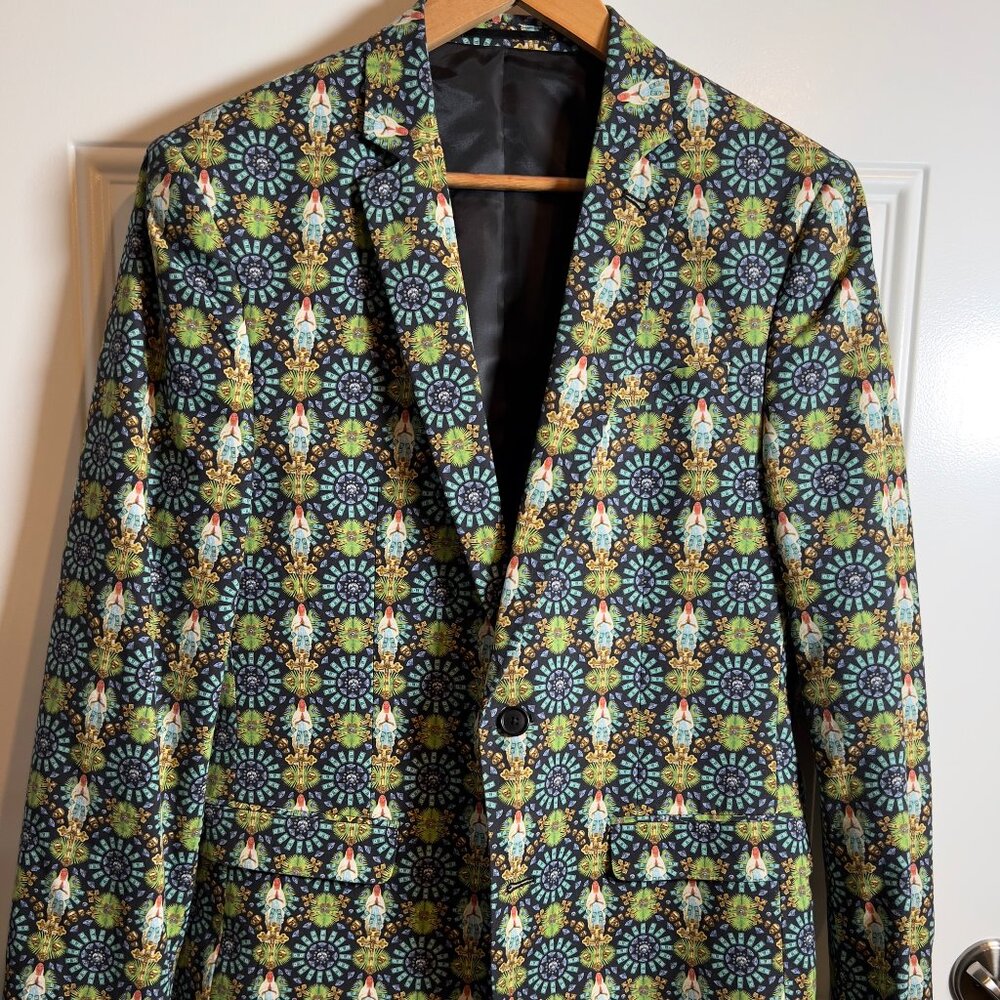 Asos Multicolor Patterned Blazer - image 1